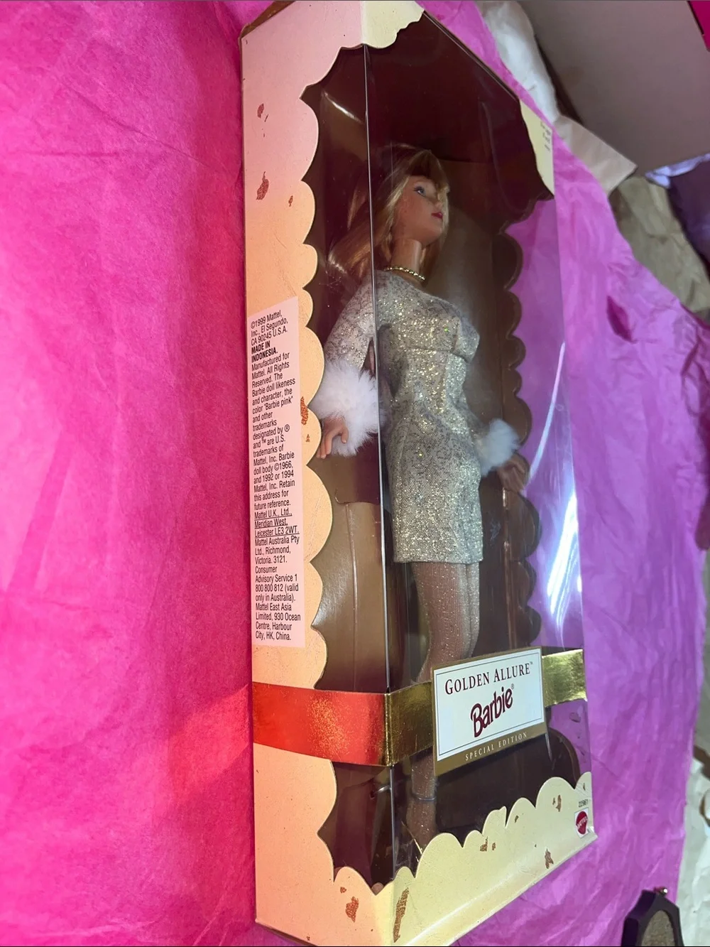 1999 Mattel Barbie Golden Allure Special Edition NRFB